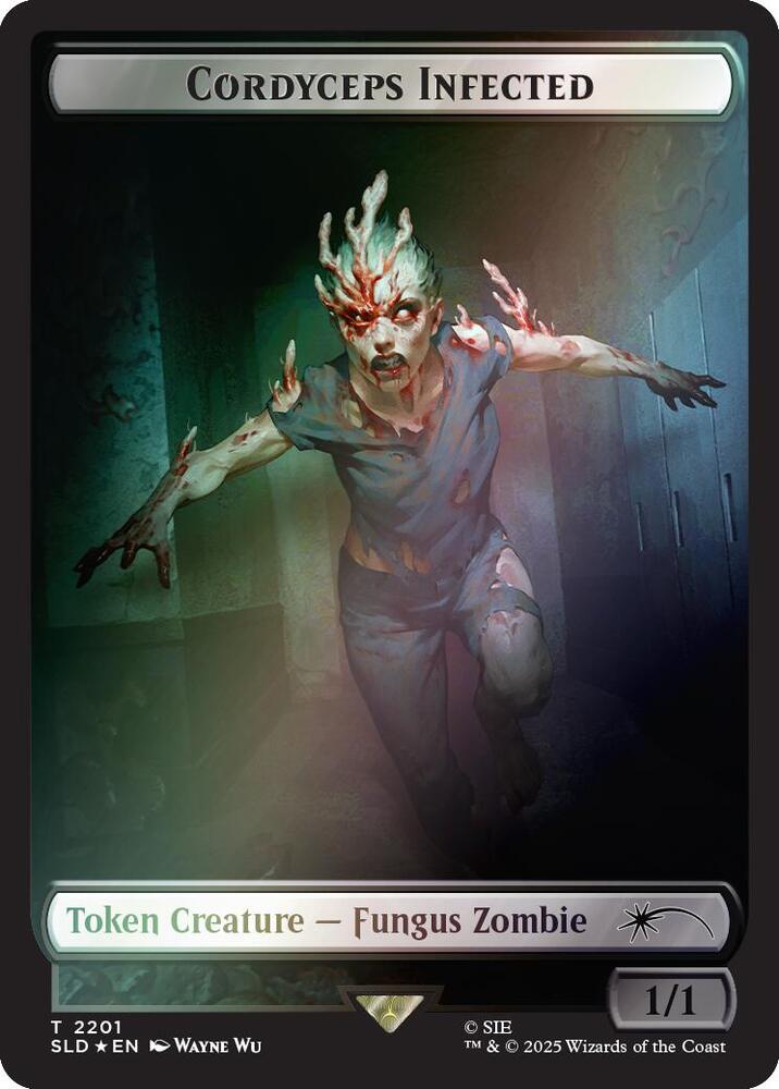 Cordyceps Infected Token (2201) (Rainbow Foil) [Secret Lair Drop Series] 2201