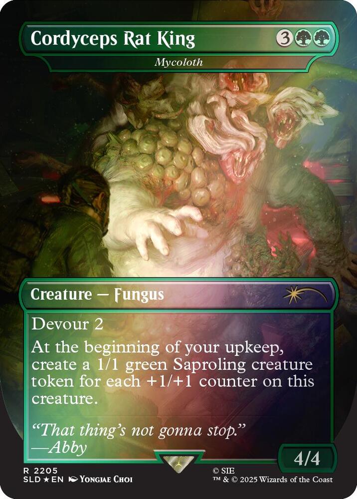 Cordyceps Rat King - Mycoloth (Rainbow Foil) [Secret Lair Drop Series] 2205