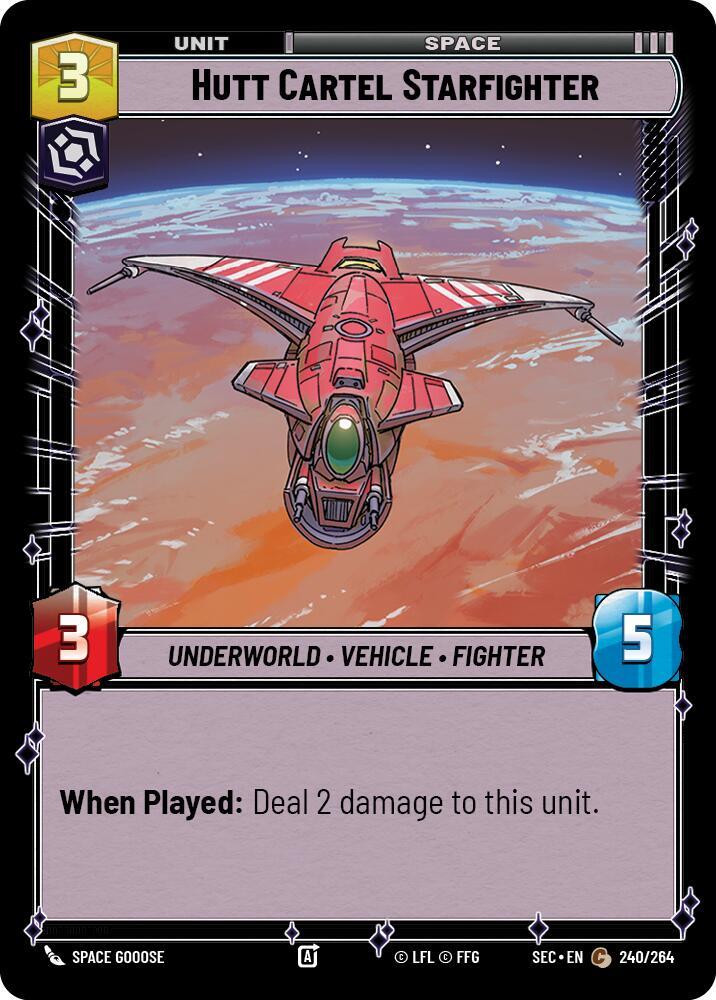 Hutt Cartel Starfighter [Secrets of Power] 240/264