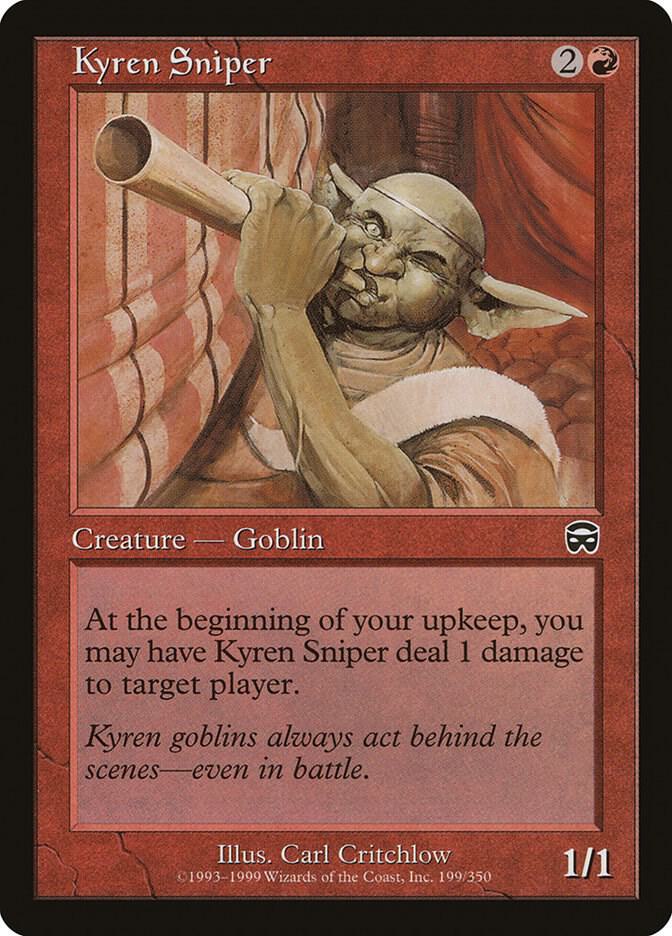 Kyren Sniper [Mercadian Masques] 199