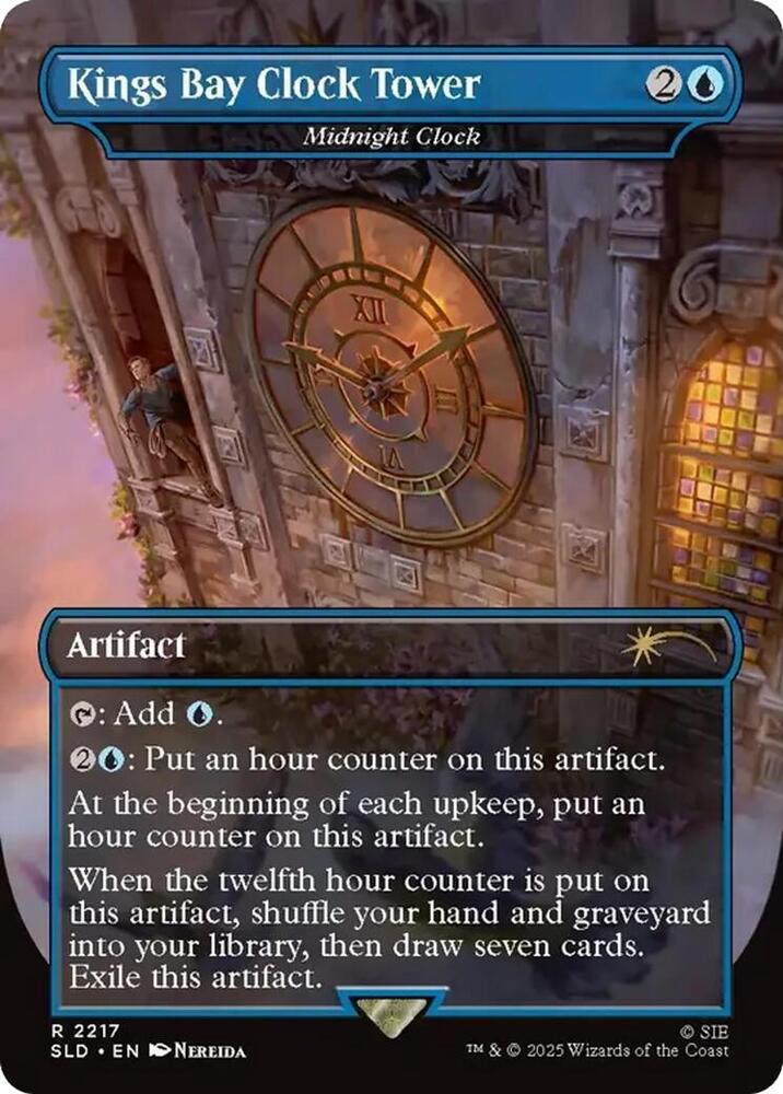 Kings Bay Clock Tower - Midnight Clock [Secret Lair Drop Series] 2217