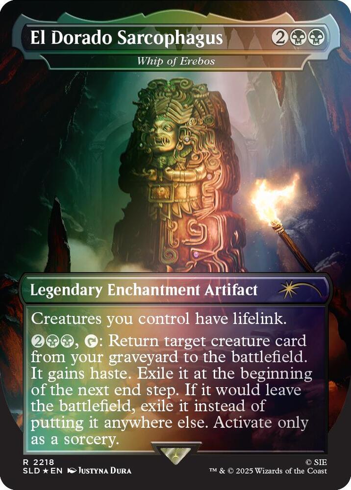El Dorado Sarcophagus - Whip of Erebos (Rainbow Foil) [Secret Lair Drop Series] 2218