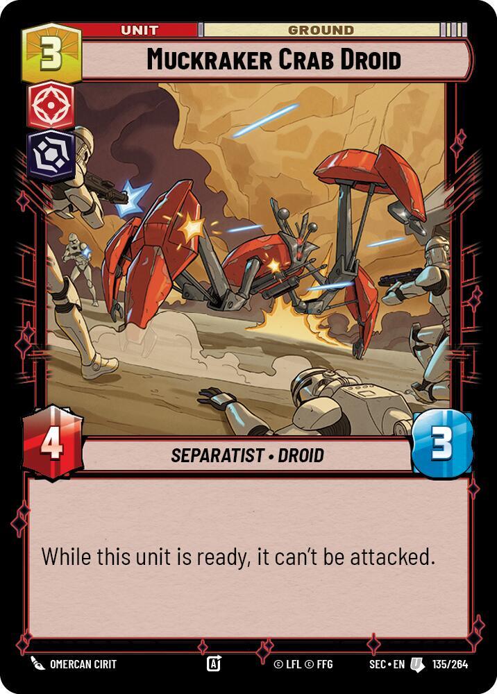 Muckraker Crab Droid [Secrets of Power] 135/264