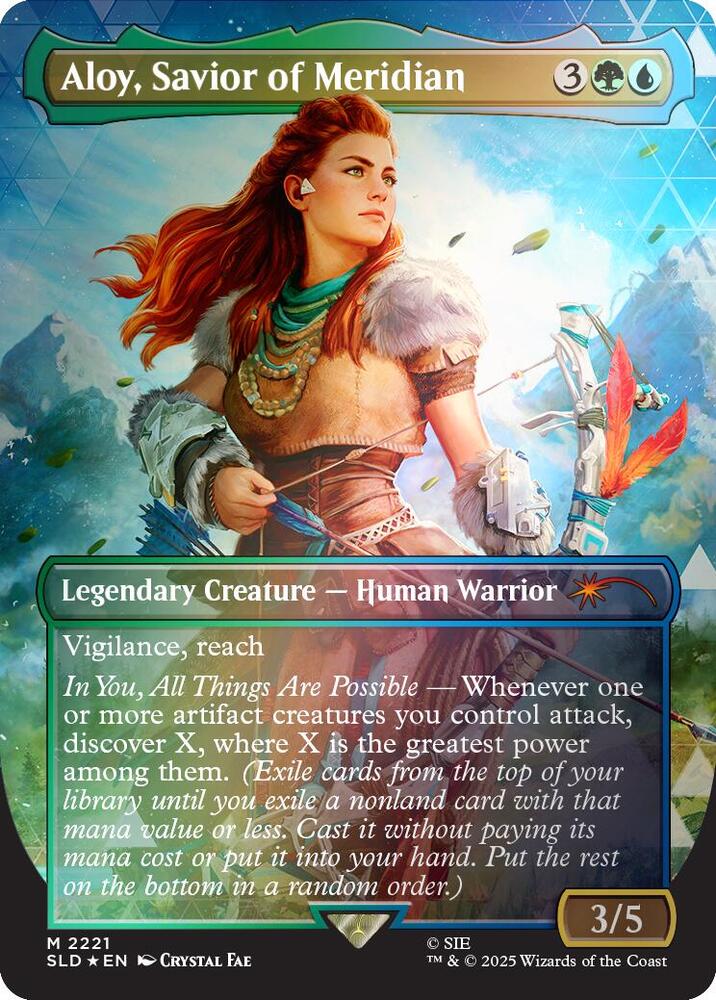 Aloy, Savior of Meridian (Rainbow Foil) [Secret Lair Drop Series] 2221