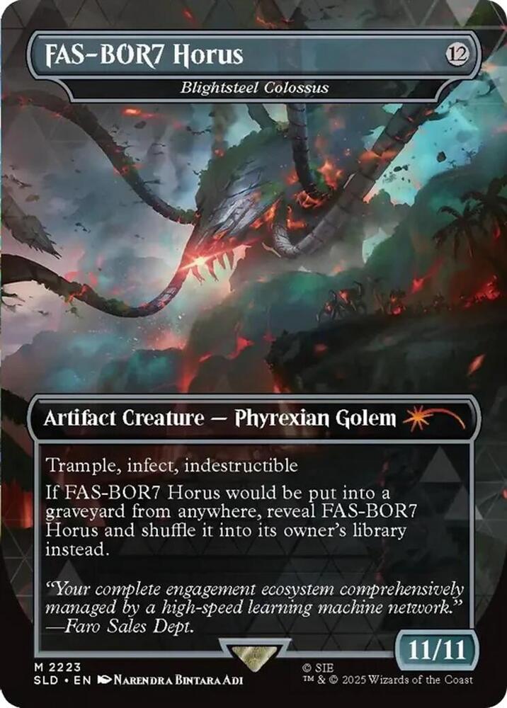 FAS-BOR7 Horus - Blightsteel Colossus [Secret Lair Drop Series] 2223