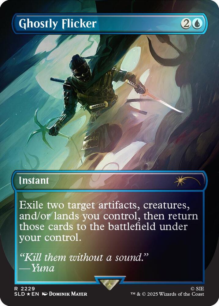 Ghostly Flicker (Rainbow Foil) [Secret Lair Drop Series] 2229