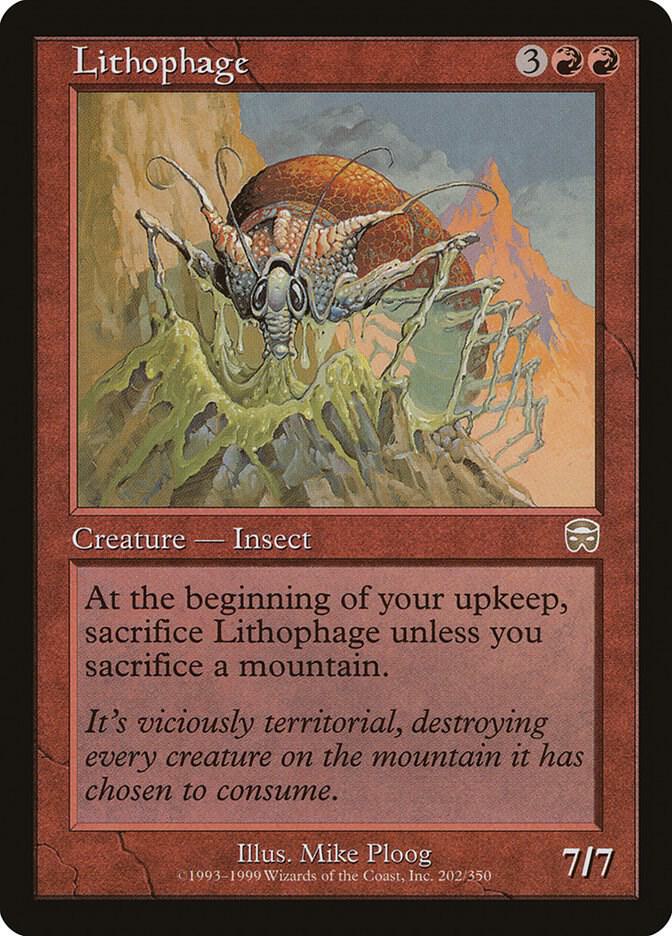 Lithophage [Mercadian Masques] 202