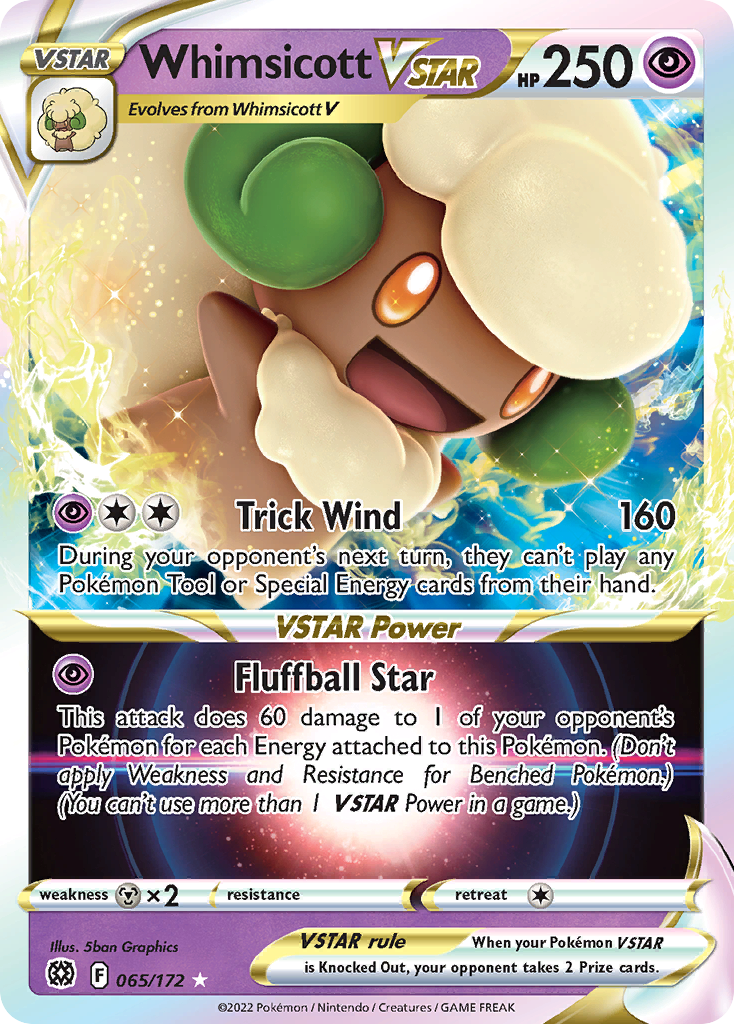 Whimsicott VSTAR - 65/172 Brilliant Stars