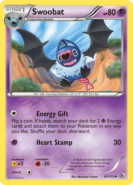 Swoobat - 65/113 Legendary Treasures