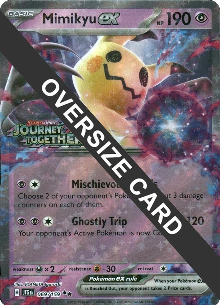 Mimikyu ex (Journey Together Stamped) [Jumbo Cards] 069/159