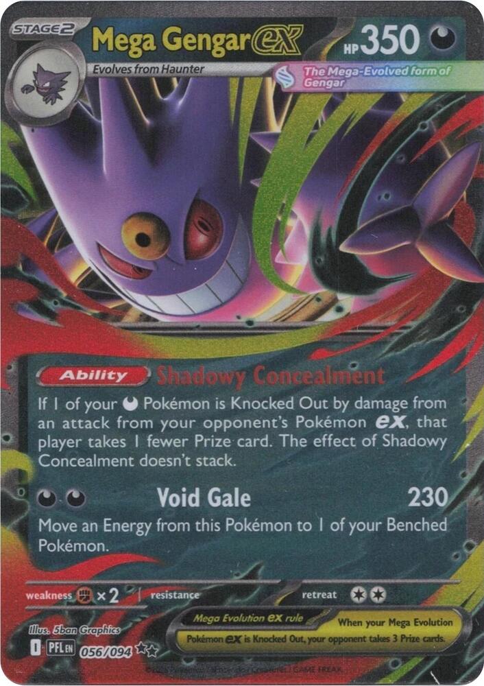 Mega Gengar ex [ME02: Phantasmal Flames] 056/094