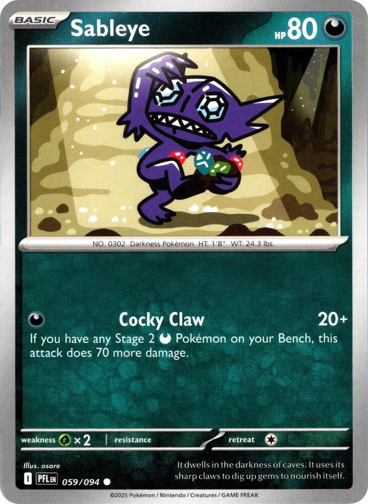 Sableye [ME02: Phantasmal Flames] 059/094