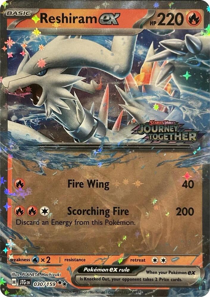 Reshiram ex (Journey Together Stamped) [Miscellaneous Cards & Products] 030/159