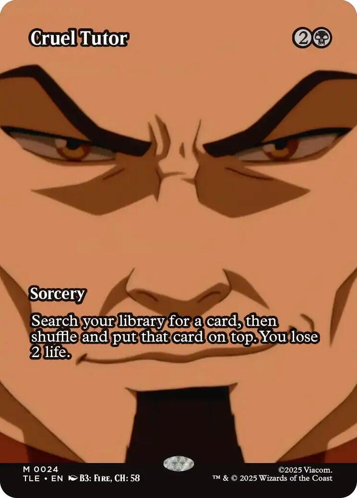 Cruel Tutor (Borderless) [Avatar: The Last Airbender: Eternal-Legal] 24