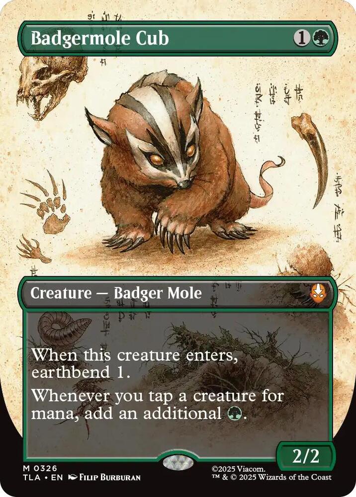 Badgermole Cub (Borderless) [Avatar: The Last Airbender] 326