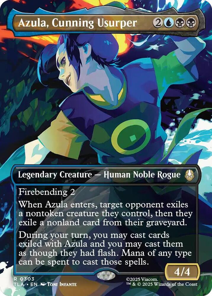 Azula, Cunning Usurper (Borderless) [Avatar: The Last Airbender] 303
