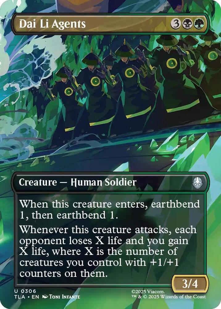 Dai Li Agents (Borderless) [Avatar: The Last Airbender] 306