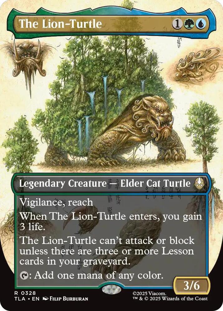 The Lion-Turtle (Borderless) [Avatar: The Last Airbender] 328