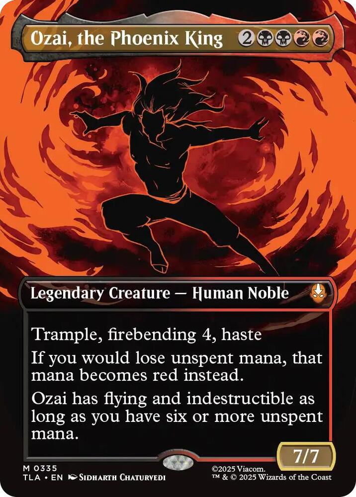 Ozai, the Phoenix King (0335) (Borderless) [Avatar: The Last Airbender] 335