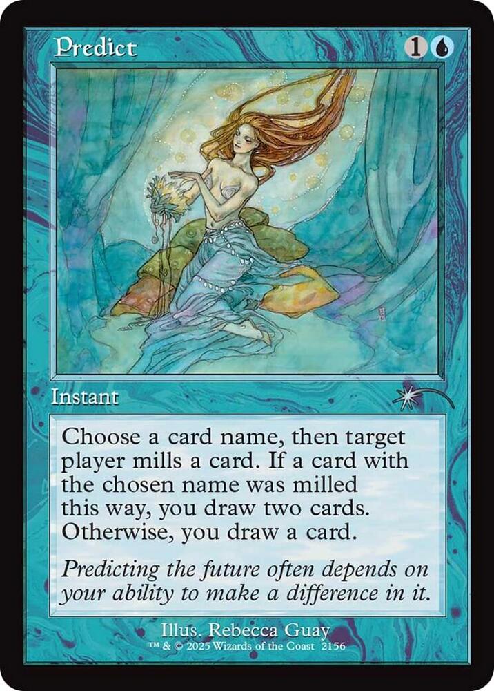 Predict (Retro Frame) [Secret Lair Drop Series] 2156
