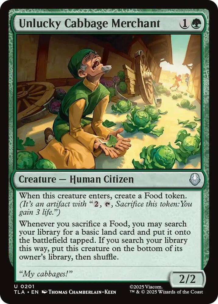 Unlucky Cabbage Merchant [Avatar: The Last Airbender] 201