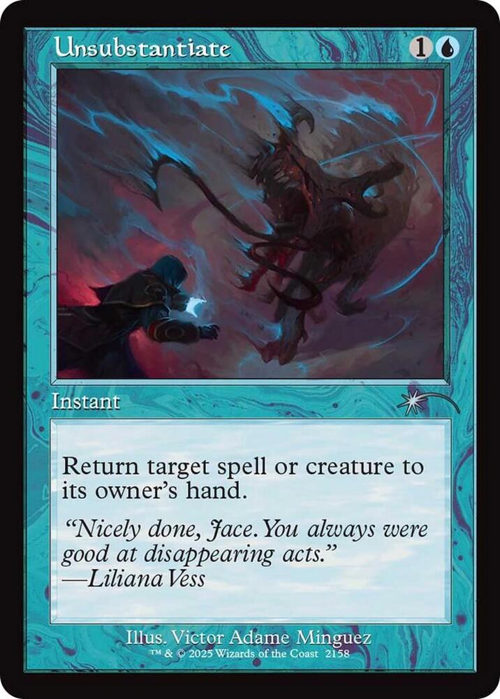 Unsubstantiate (Retro Frame) [Secret Lair Drop Series] 2158