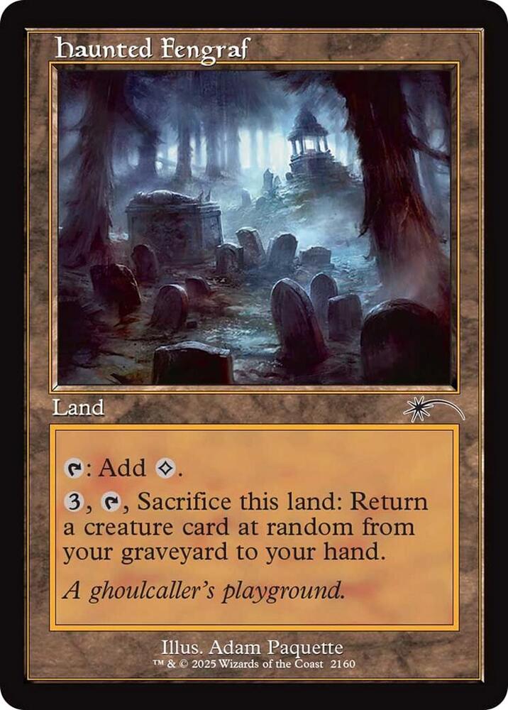 Haunted Fengraf (Retro Frame) [Secret Lair Drop Series] 2160