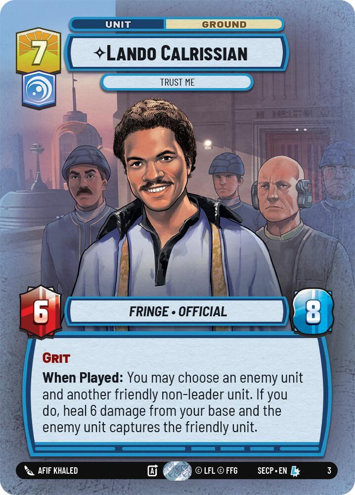 Lando Calrissian - Trust Me [Secrets of Power: Weekly Play Promos]