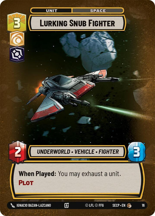 Lurking Snub Fighter [Secrets of Power - Weekly Play Promos]