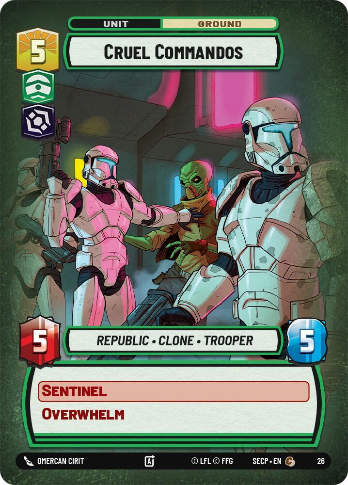Cruel Commandos (Foil) [Secrets of Power - Weekly Play Promos]