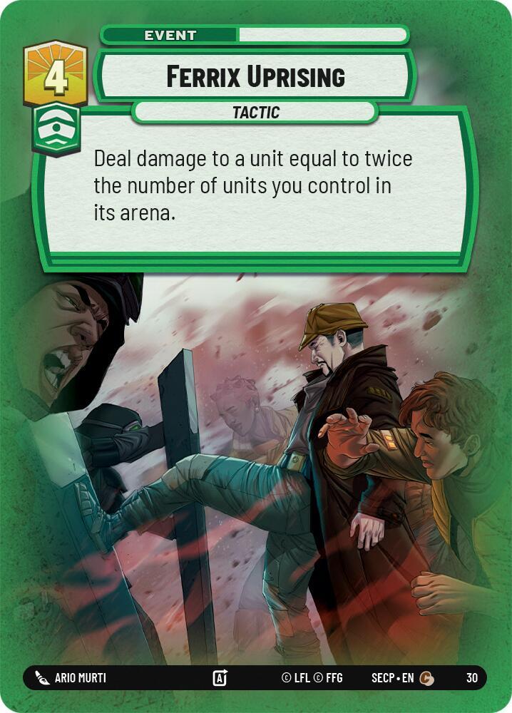 Ferrix Uprising (Foil) [Secrets of Power: Weekly Play Promos]
