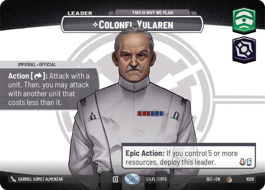Colonel Yularen - This is Why We Plan (Showcase) [Secrets of Power] 1026