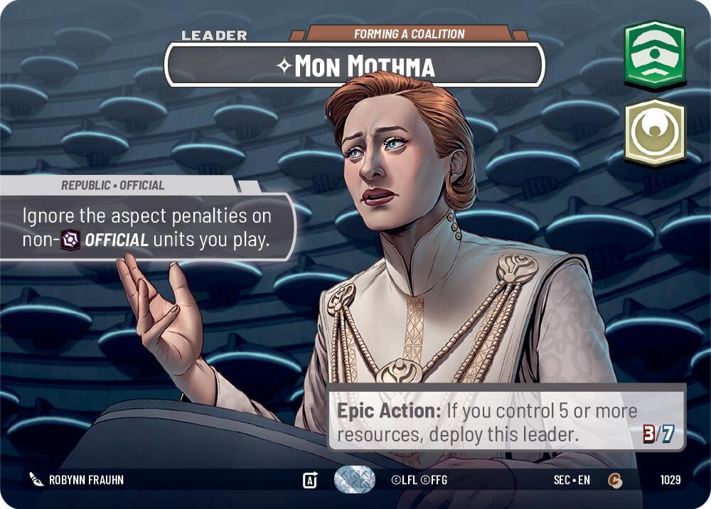 Mon Mothma - Forming a Coalition (Showcase) [Secrets of Power] 1029
