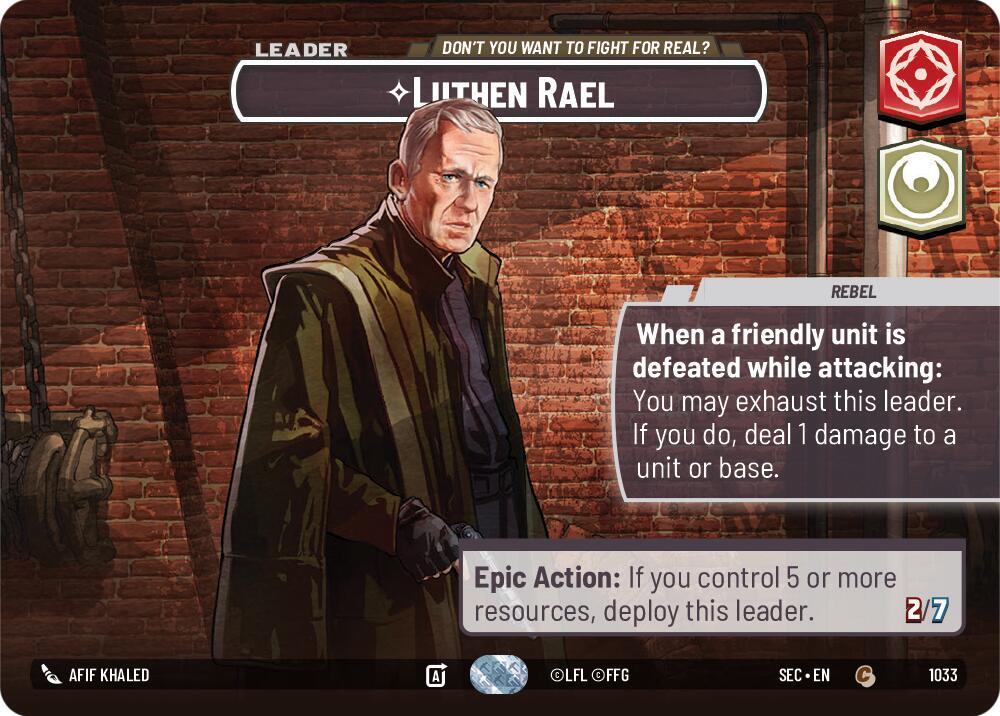 Luthen Rael - Don't You Want To Fight For Real? (Showcase) [Secrets of Power] 1033
