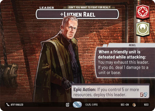 Luthen Rael - Don't You Want To Fight For Real? (Showcase) [Secrets of Power] 1033