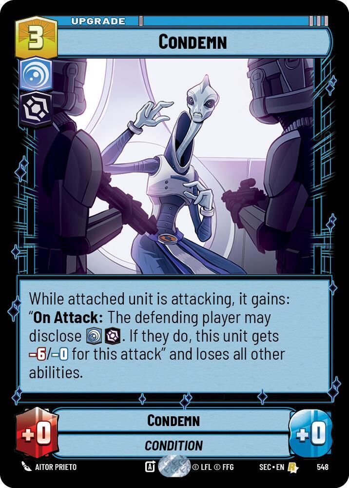 Condemn (Foil) [Secrets of Power] 548