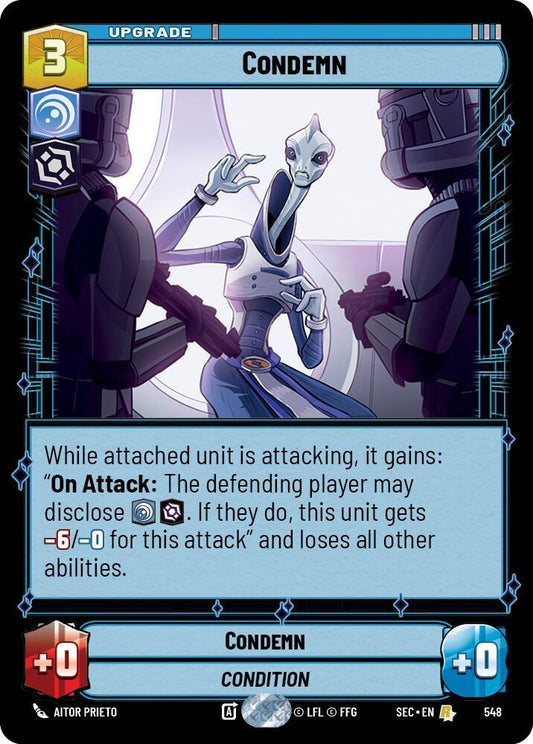 Condemn (Foil) [Secrets of Power] 548