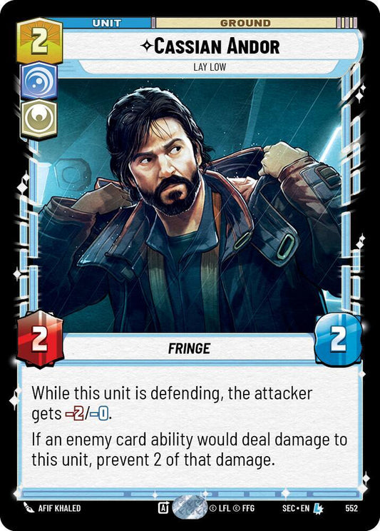 Cassian Andor - Lay Low (Foil) [Secrets of Power] 552