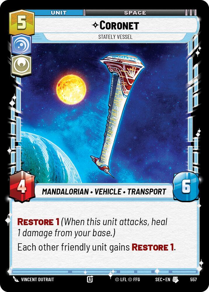 Coronet - Stately Vessel (Foil) [Secrets of Power] 557