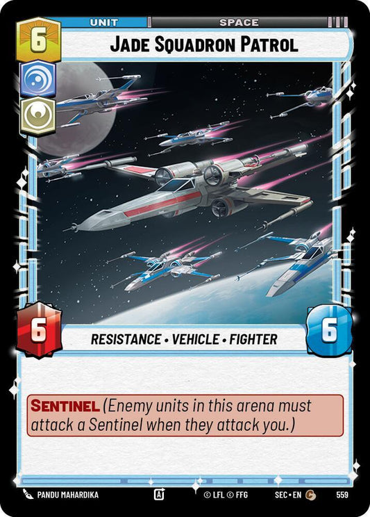 Jade Squadron Patrol (Foil) [Secrets of Power] 559