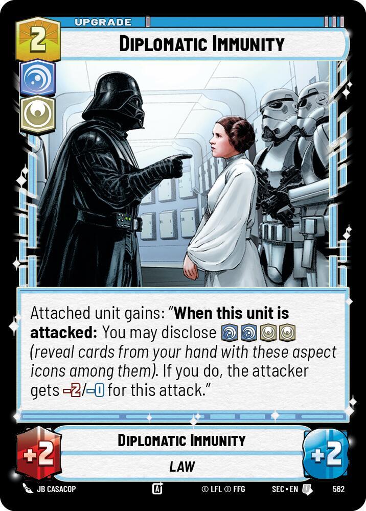 Diplomatic Immunity (Foil) [Secrets of Power] 562