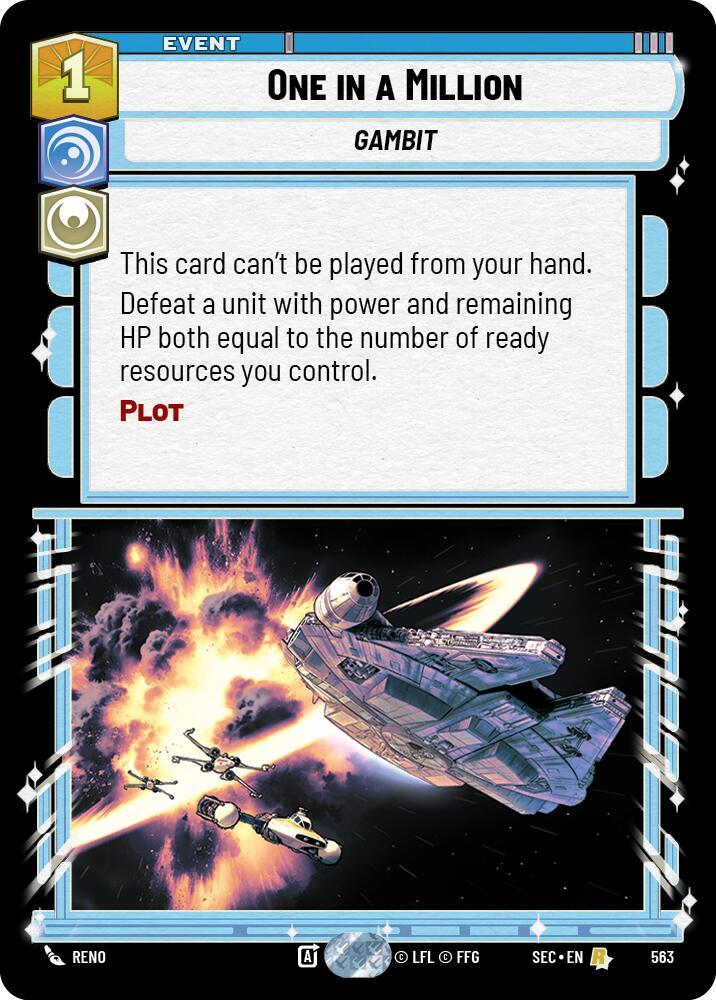One in a Million (Foil) [Secrets of Power] 563