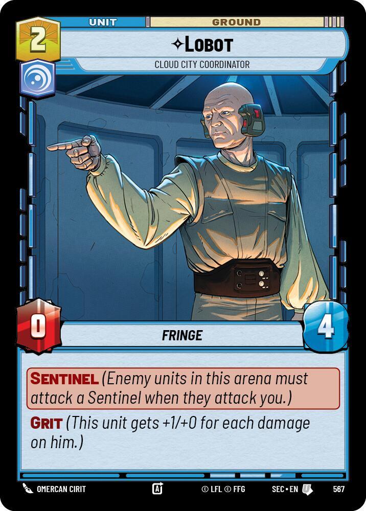 Lobot - Cloud City Coordinator (Foil) [Secrets of Power] 567