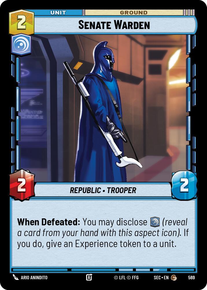 Senate Warden (Foil) [Secrets of Power] 569