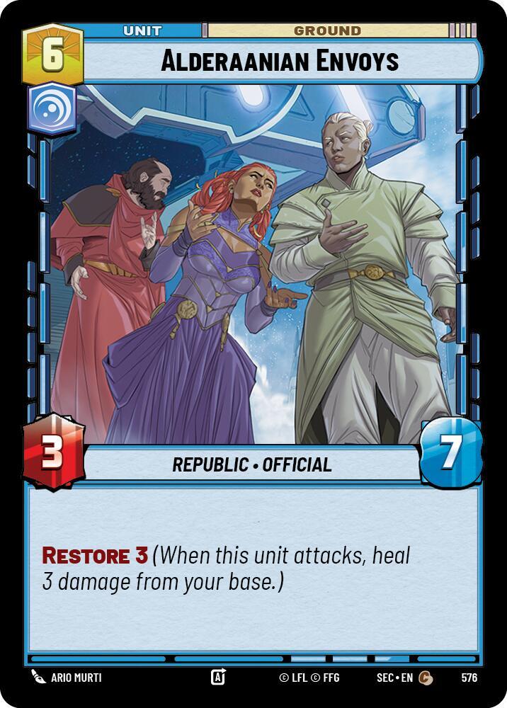 Alderaanian Envoys (Foil) [Secrets of Power] 576