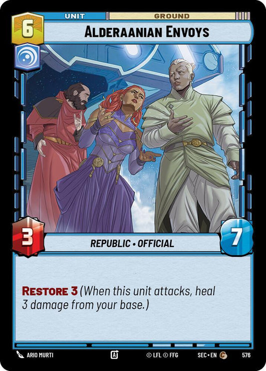 Alderaanian Envoys (Foil) [Secrets of Power] 576