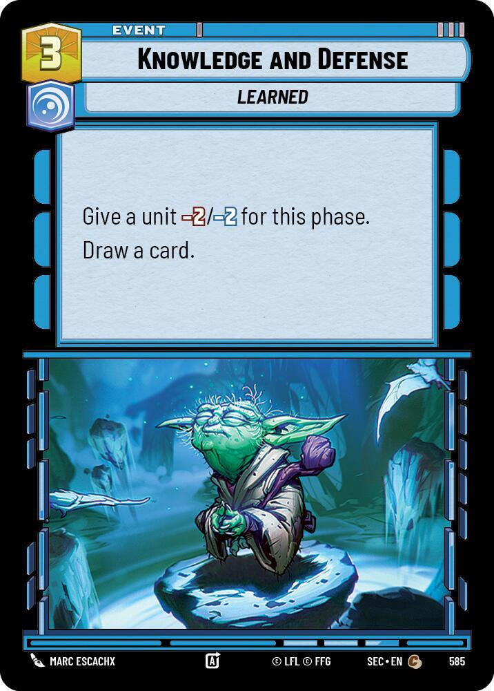 Knowledge and Defense (Foil) [Secrets of Power] 585