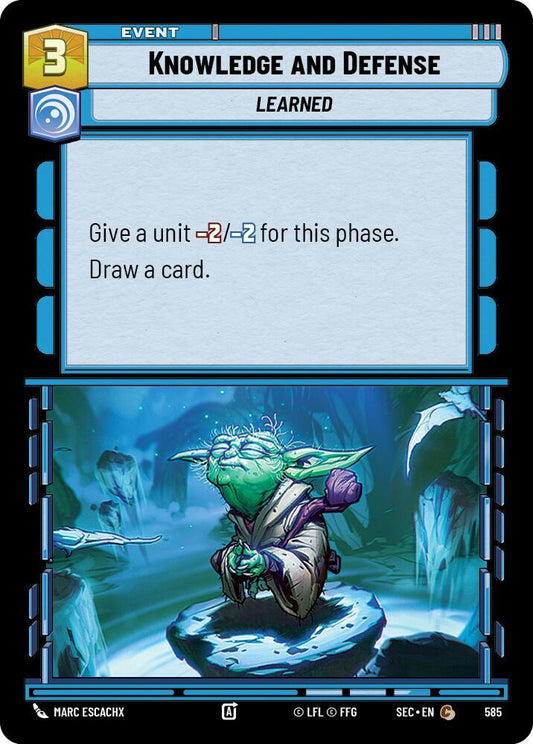 Knowledge and Defense (Foil) [Secrets of Power] 585