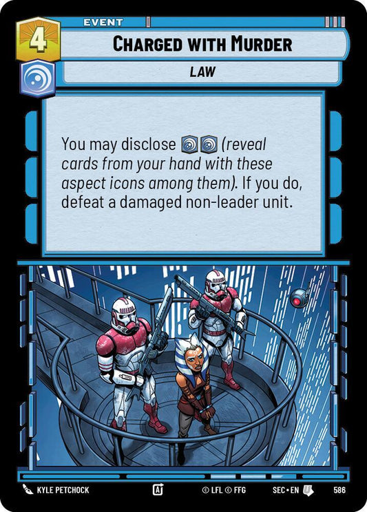 Charged with Murder (Foil) [Secrets of Power] 586
