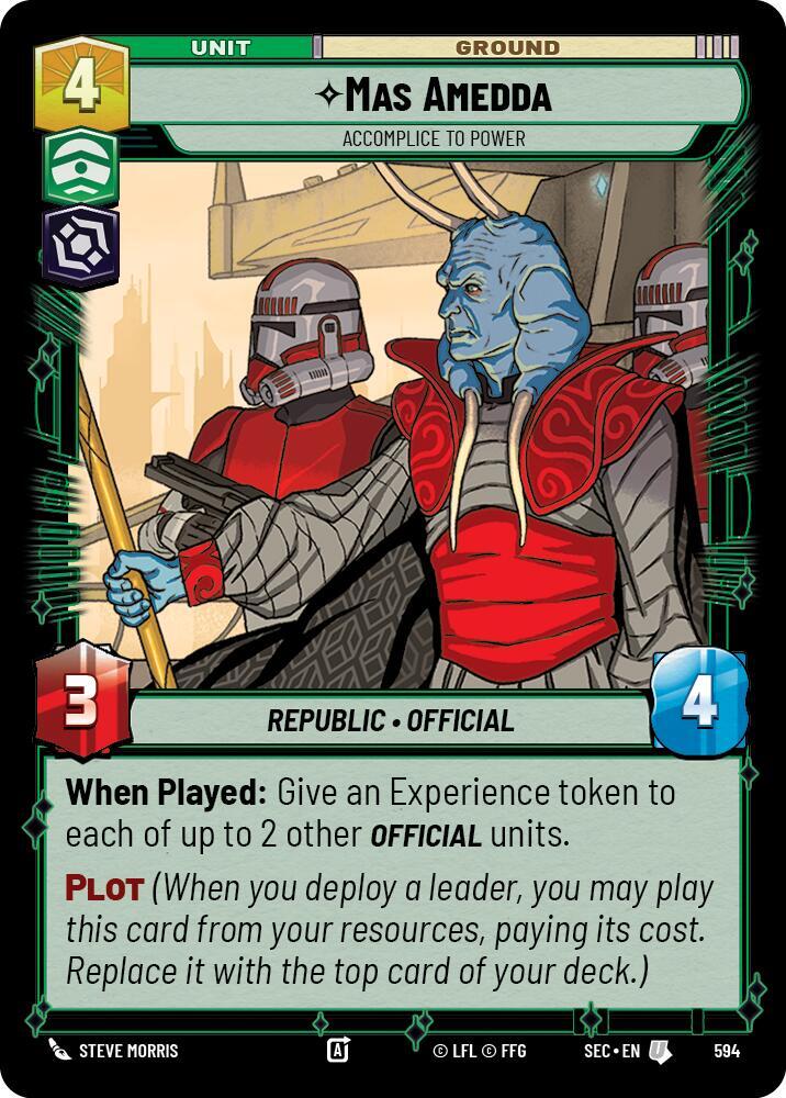 Mas Amedda - Accomplice to Power (Foil) [Secrets of Power] 594